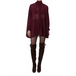 NEW PARENTEZI women's juliette dress in burgundy